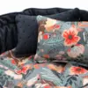 Cup Bed for Rabbits, Guinea Pigs, Hedgehogs & Small Pets - Soft Velvet Snuggle Bed with Pillows | Stylish, Cozy, and Easy to Clean - Image 2