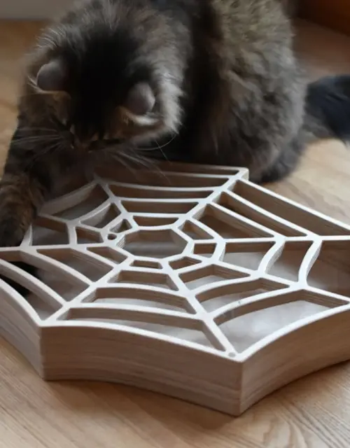 Wood Cat Toy Gift for Cats Entertainer Cat Toy Box Christmas Gift for Cat Lovers Interactive Cat Toy Cat Play Exercise Toy